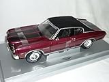 Größe ca 25 cm American Muscle Chevrolet Chevy Chevelle 1970 Malibu Coupe Rot Braun 1/18 Modellauto Modell Auto