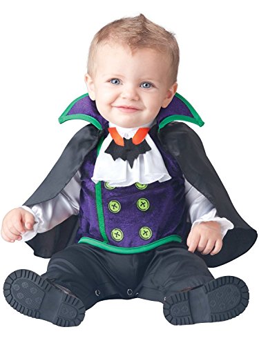 In Fashion Kids Infant Halloween Costume Baby Vampire Costume (6-12 Months) Black