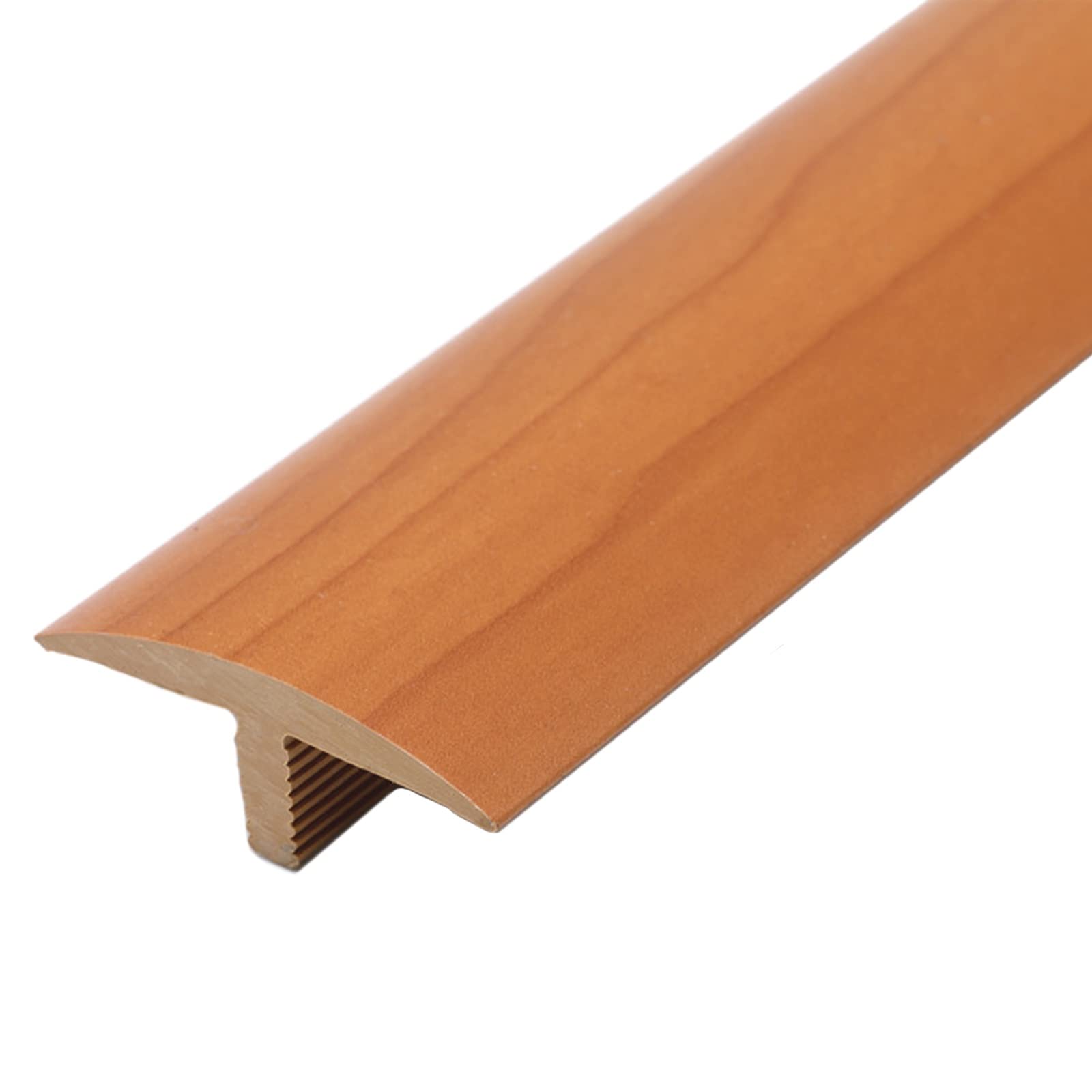Bande de transition de seuil PVC pour masquer les espaces de dilatation entre carrelage et parquet