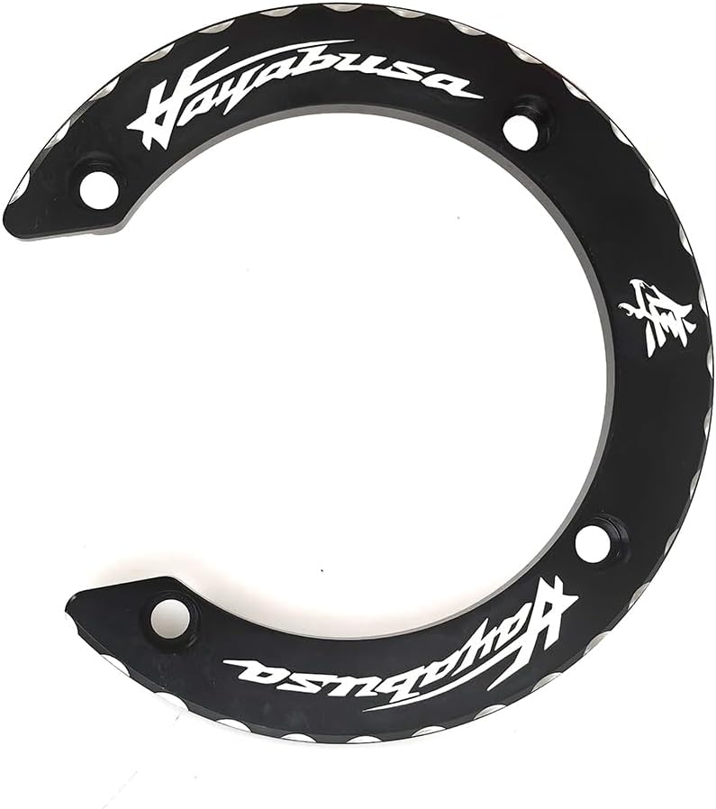 CNC Aluminum Engraved Billet Gas Cap Cover Decoration Ring Compatible With Suzuki GSXR1300 Hayabusa 1997-2007