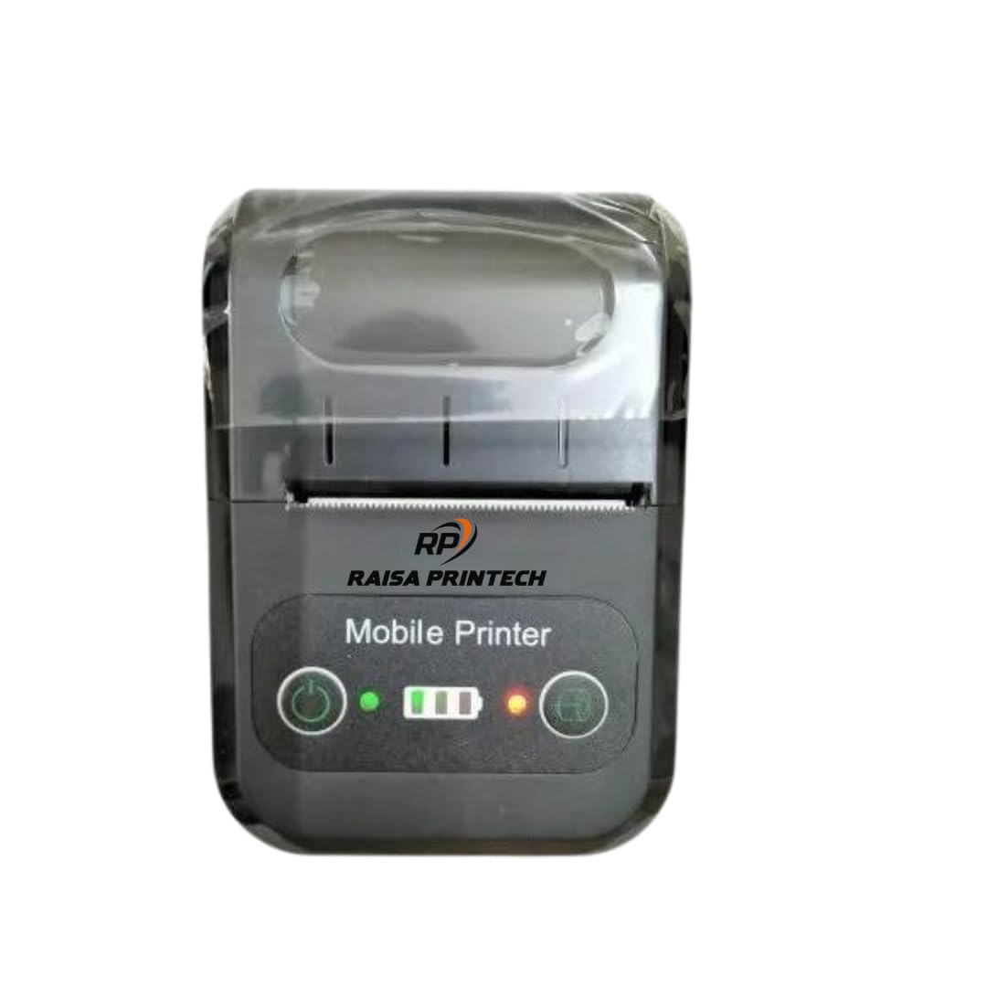 RPT 58mm USB+Bluetooth Direct Thermal Printer | Compatible with Kiosk Receipt Printing Bill Print (Battery Backup) | Black Colour (USB+Bluetooth) | Can be connected to all billing softwares (B0D5YN41PD) Amazon Price History, Amazon Price Tracker