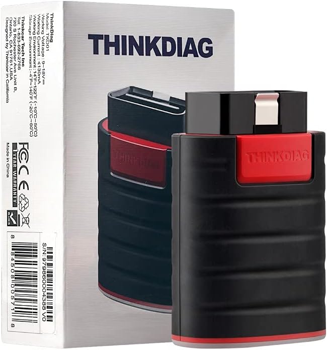 Thinkdiag Full Systems OBD2 Automotive Car Scanner for All India Cars tata Maruti Mahindra with/Without Software (Dongle + All Software Free for 1 Year)