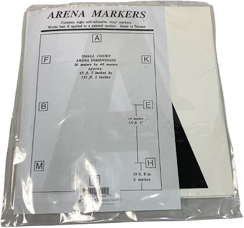 Miniatura 2 de Intrepid International Letras adhesivas de doma - para precisión y estilo en entrenamiento de doma - Juego de 8 - A B C E F H K M