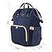 Diaper Bag Backpack, Multi-Function Waterproof Baby Nappy Changing Bag with Insulated Bottle Pocket, Durable Stylish & Large Capacity (Dark Blue)