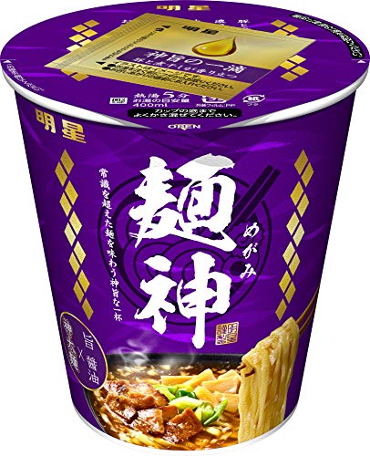 明星 麺神カップ 神太麺×旨 醤油 94g