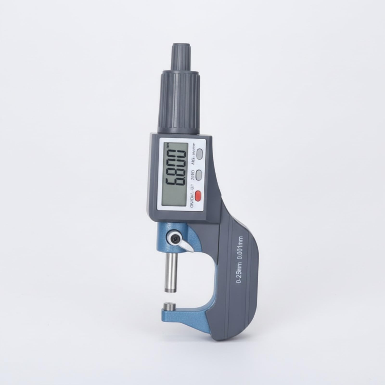 predolo Calibrador Digital Exterior Precisión con Tornoillo Micrométrico y Pantalla Gran para Mediciones Externas en Talleres Mecánicos y Trabajos Inspección, 0-25mm