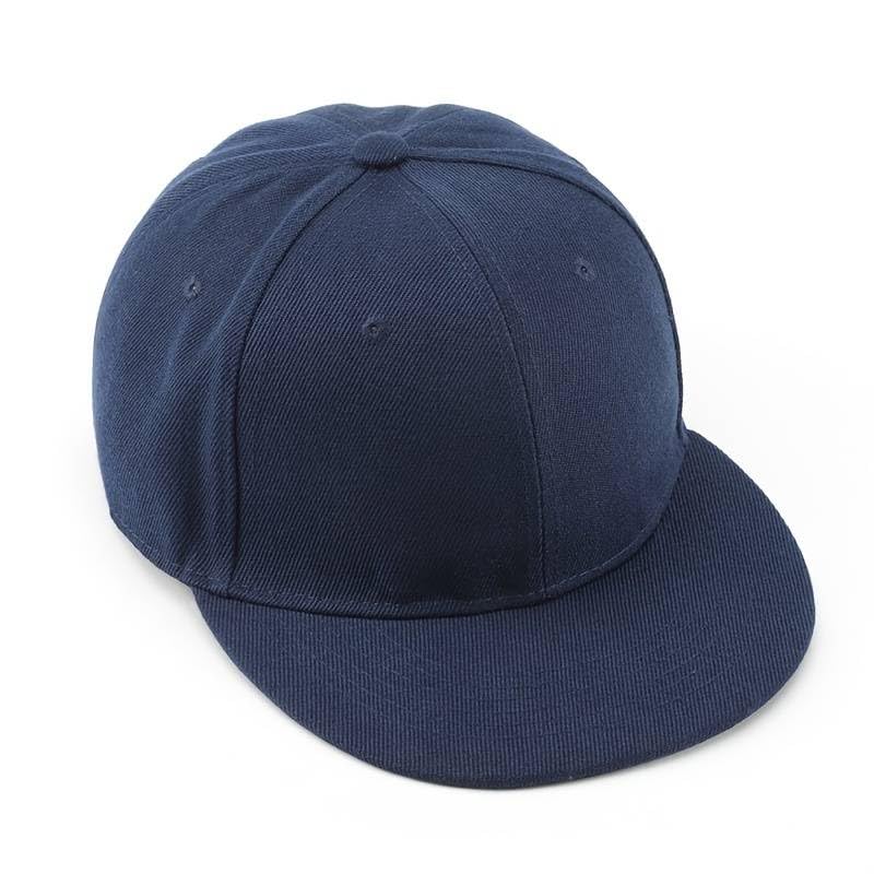 Boolavard Gorra Snapback Visera Plana Estructurada Color Liso Niños Pequeños