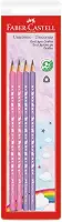 Faber-Castell SM/935UNI Unicórnio, EcoLápis Grafite, Kit com 4 lápis