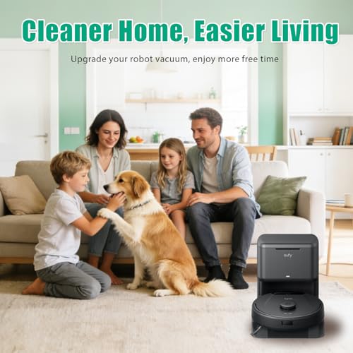 Auoiian 20Pcs L60 Replacement Part Kit for Eufy L60/L60 SES/ L50/L50 SES Robot Vacuum Cleaner – Includes 2 Roller Brushes, 8 Side Brushes, 8 Filters with Sponge, 1 Cleaning Tool & 1 Screwdriver - Image 6