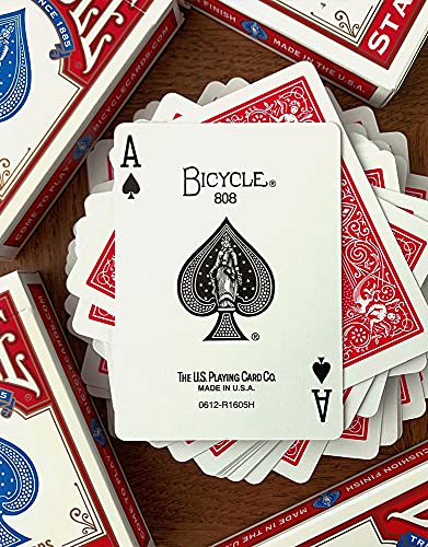 Bicycle Standard Index (Black/Red), Pack Of 4 #TOP7