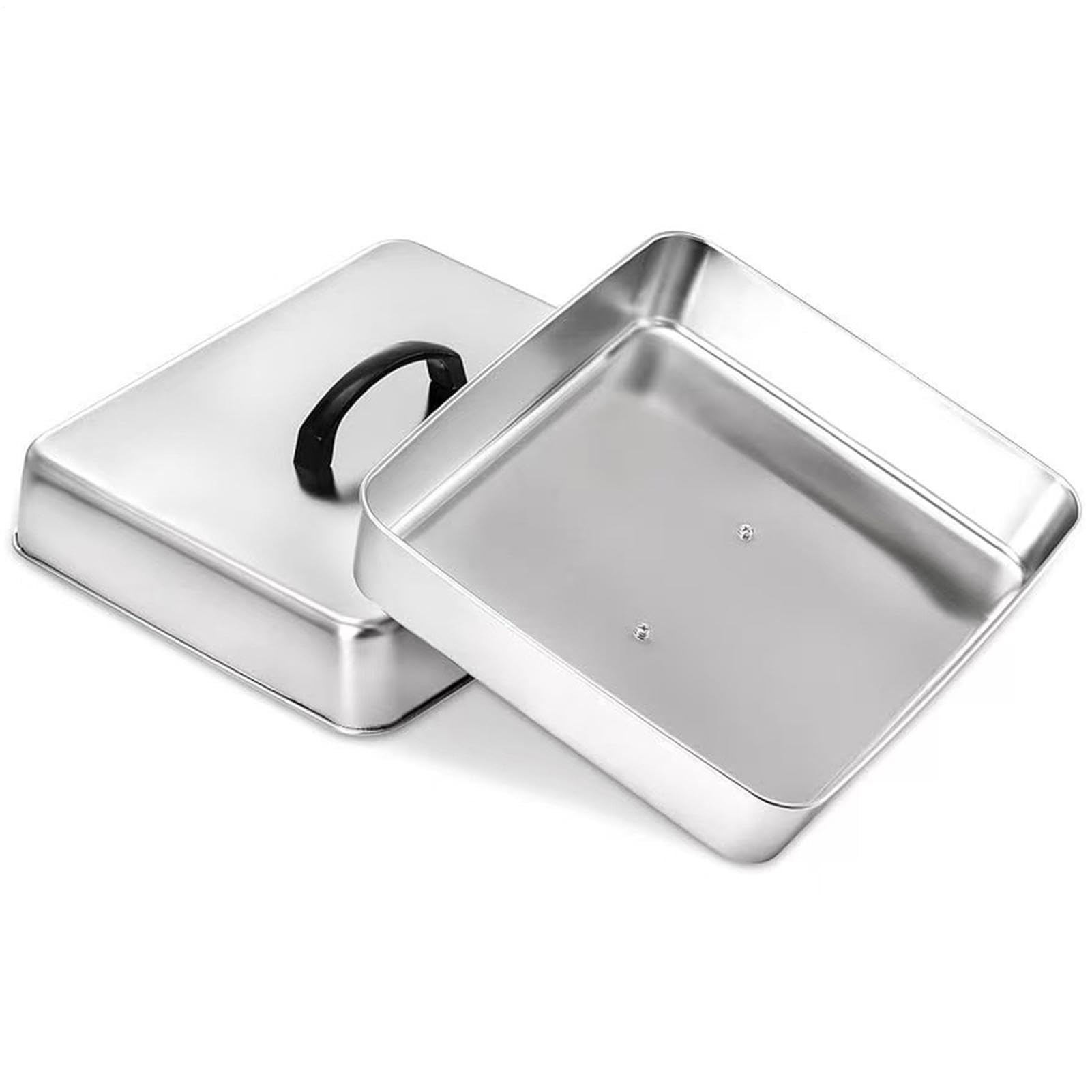 Campana per Formaggio, Coperchio in Acciaio Resistente al Calore con Manico Antiscivolo, Accessorio per Piastre Piatte | per Barbecue, Hamburger, Carne, Cucina da Campeggio