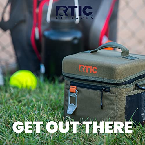 Rtic 8 Can Everyday Cooler, Soft Sided Portable Insulated Cooling For Lunch, Beach, Drink, Beverage, Travel, Camping, Picnic, For Men And Women, Navy #TOP4