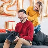 Black Gift Box, 29 x 21 x 10.5 cm Extra Large Gift Box with Lids and Silk Ribbon, Party Present Boxes Specially Designed for Valentine Day, Present Birthdays, Holidays, Anniversaries Gift(Black) - Image 6