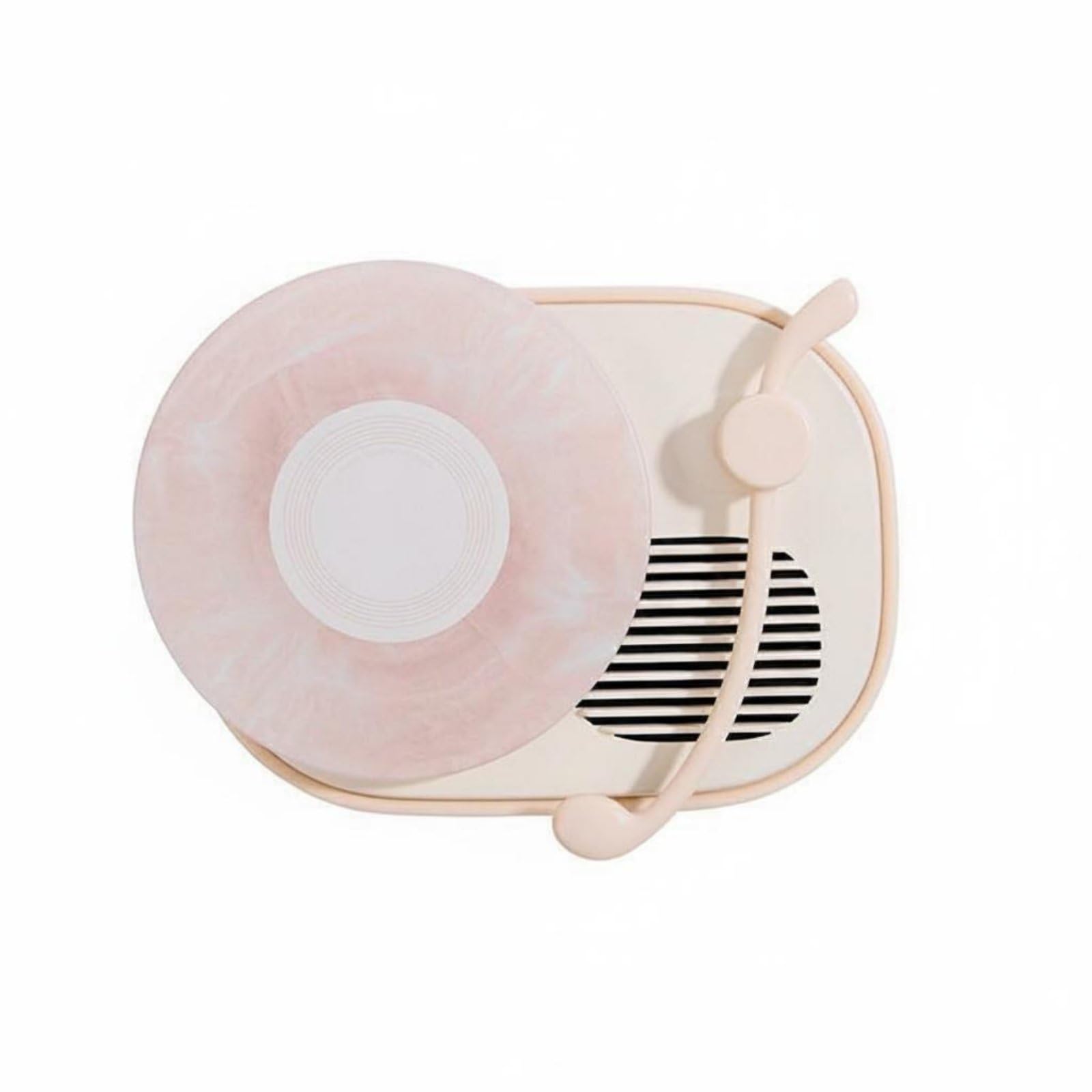 360° Surround Sound Retro Vinyl Player Speaker Turntable Design Bluetooth Ambient Light for Desktop, Bedroom, Pink | Record Players/Home Turntables Home Audio Stereos Components Tv-image-44
