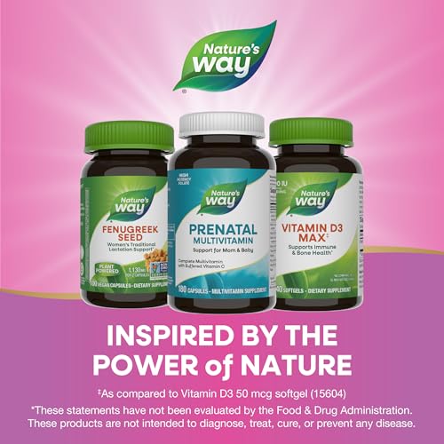 Nature's Way Prenatal Multivitamin, 23 Vitamins & Minerals, 180 ct - image 7