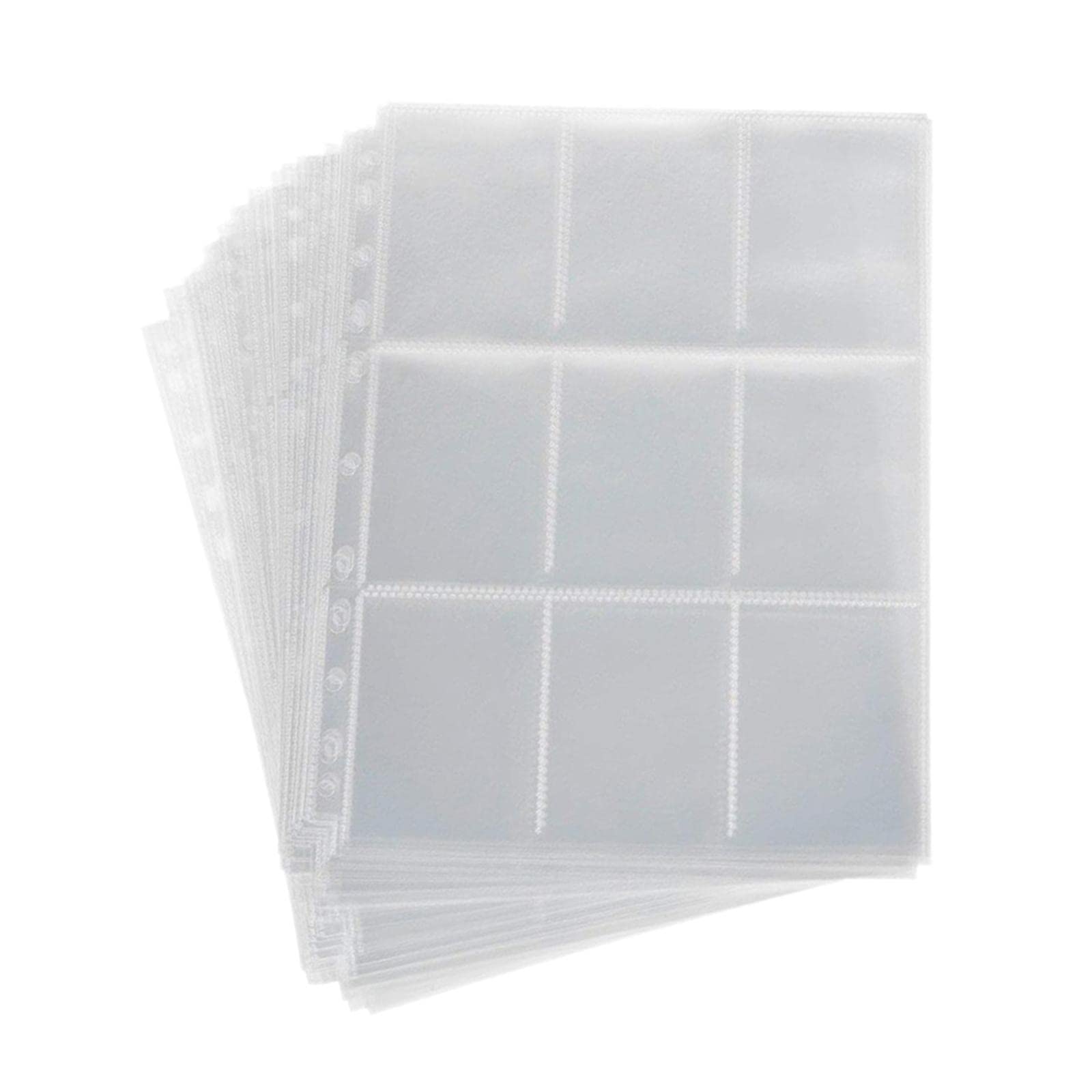 10PCS Wallets Album Pages Collection,90 Pockets Trading Gaming Card Sleeves-Collectibles - Non-Sport Trading Cards - Non-Sport Card Supplies & Accs - Card Albums & Pages-image-34