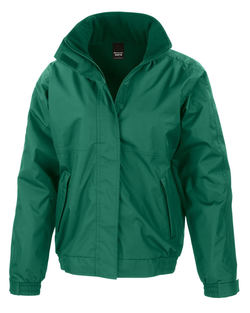 Result Core Mens Channel Jacket, Bottle Green, Small. R221M