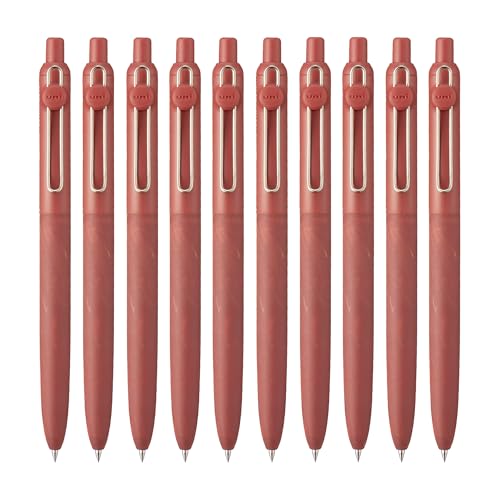 Stylo à bille roulante Uni-ball Zento encre noire ultra lisse à friction réduite siena