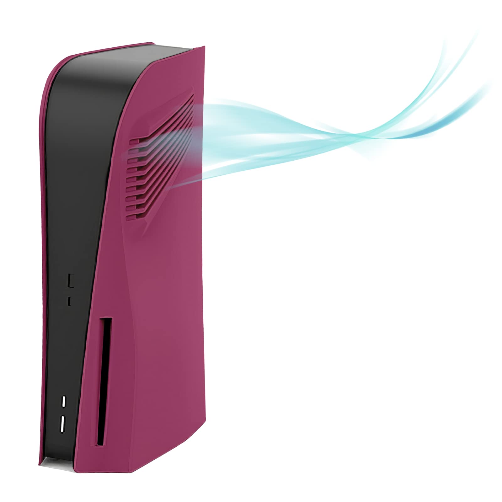 Disc Edition Face Plates with Cooling Vents Cover Skins Shell Panels for PS5 Console, Accessories for PlayStation 5 Protective Shell Replacement