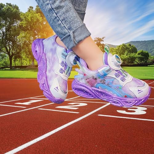 Girls Luminous Sneakers, Kids Princess Shoes Sport Mesh Trainers, Zapatillas Princesa Deportivas Niñas4