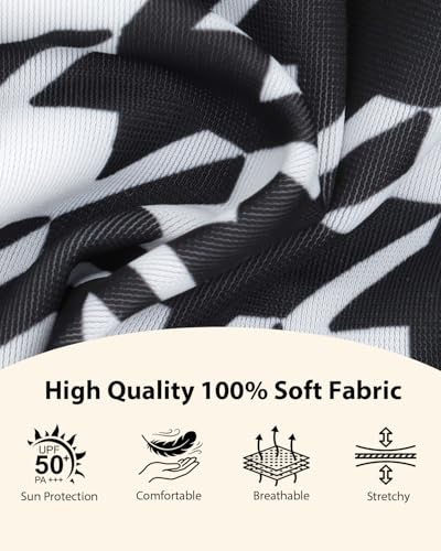 Image of CuteBone Vintage Houndstooth Pet Dress with Peter Pan Collar - Classic Black & White Pattern - Sleeveless Ruffled Skirt with Bow for Small Dogs, Cats - Elegant Daily & Party Wear