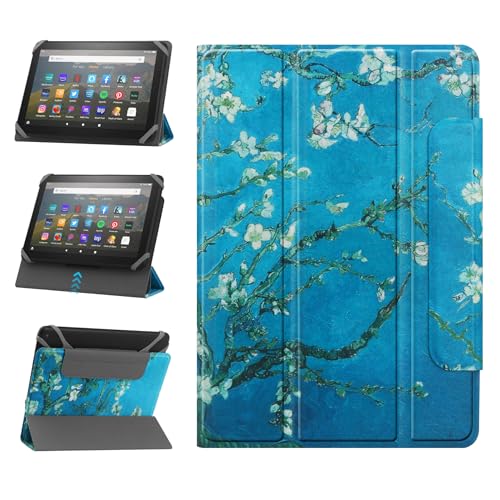 HoYiXi Funda Universal para 7-8 Pulgadas Samsung Galaxy Lenovo Fire Android Tableta Funda Protectora...