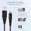 Long iPhone Charger Cord 26FT/8M [Apple MFi Certified] Extra Long iPhone Cable Fast Apple Charger Cable Nylon Braided 2.4A USB Lightning Cable for iPhone 14 13 12 11 Pro X XS Max XR