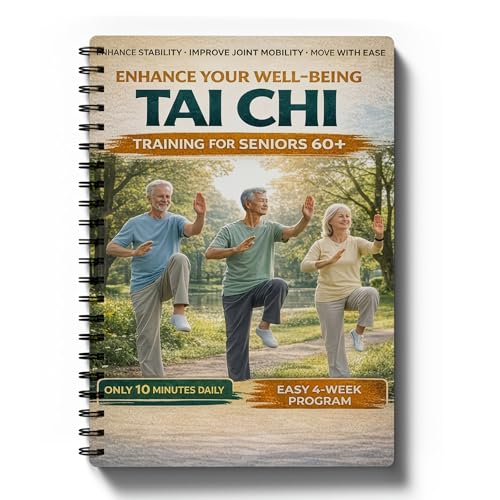 Tai Chi for Seniors Step-by-Step Guide for Pain Relief 28-Day Challenge for Home Practice Weight Loss Simplified Original Movements to Improve Flexibility and Balance