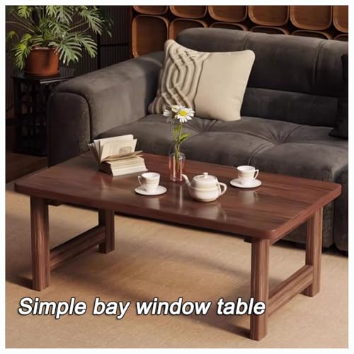 Table basse pliante stable en noyer pour petits espaces sans secousses - 3