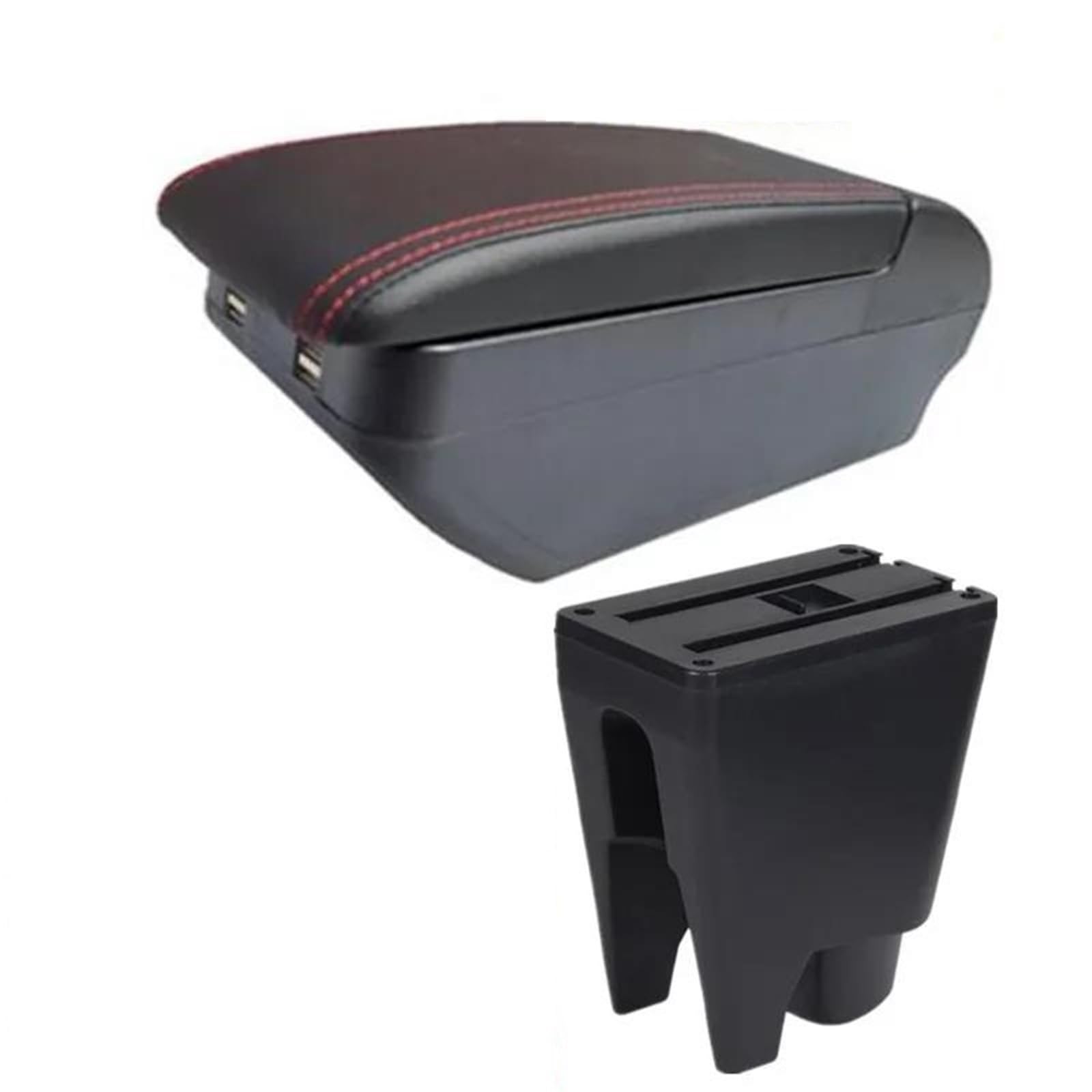 Hjkdsz Style 9 For Citroen C1 Car Armrest Storage Box Single Double Layer Retrofit Interior Dedicated Accessories(Style 9)