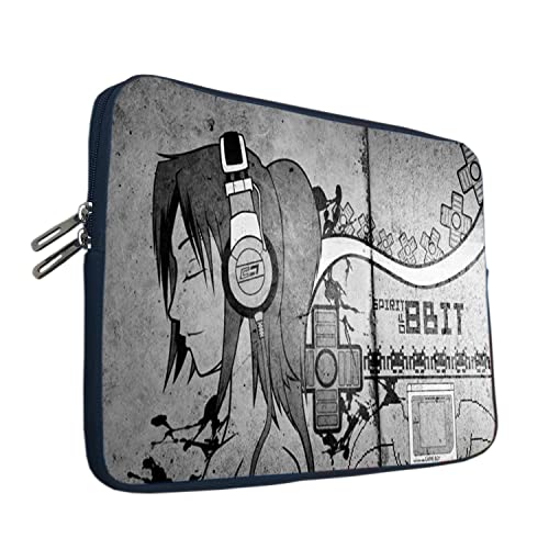 Image of TheSkinMantra Chain Laptop Sleeve Bag Compatible with Laptop /Macbooks /Chrombook /Notebook /Zbook (15.6 Inch (Chain), Music is On)