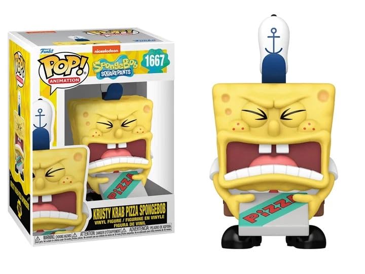 Funko Spongebob Squarepants 25th Anniversary + Pop Protector: Pop! TV Vinyl Figure (Collector Gift Set Bundled with ToyBop Brand Box Protector Case) (