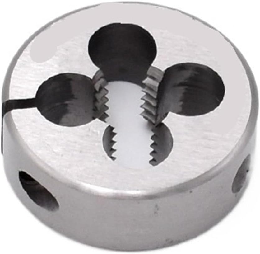 Threaded die Round Metric Thread Die tap Size Round Threading Dies Tool for Machining External Threads(M1.8X0.35 1PCS)