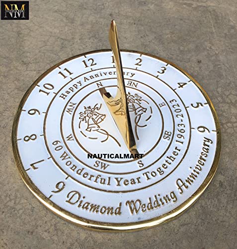 Reloj solar de 60 aniversario NauticalMart con acabados de calidad 8