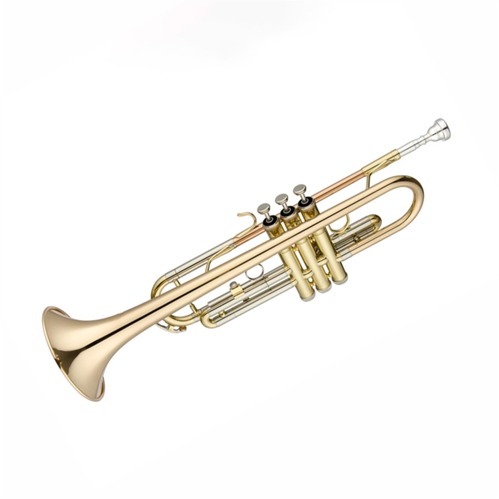 Standard Trąbka Profesjonalny Instrument Muzyczny Trąbka Dla Początkujących Dorosłych B-dur Lakierowany Mosiądz Trąbka Ze Stali Nierdzewnej