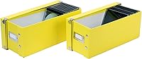 Vista 1 de Snap-N-Store Caja de almacenamiento de CD – Paquete de 1/2 – Soporte duradero para discos con tapa para almacenar discos