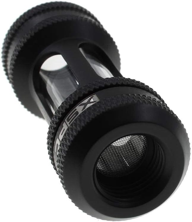 XSPC G1/4インチ インラインフィルター マットブラック