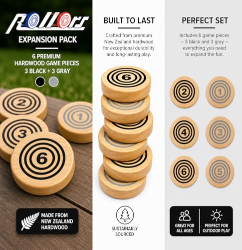 Rollors Backyard Game Expansion Pack (Black & Gray Discs Only) by Rollors - Image 3