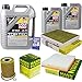 Produktbild QR-PARTS 69345530 Filter Set Inspektionspaket 7 Liter Motoröl Top Tec 4100 5W-40 MANN-FILTER Innenraumfilter Luftfilter Ölfilter