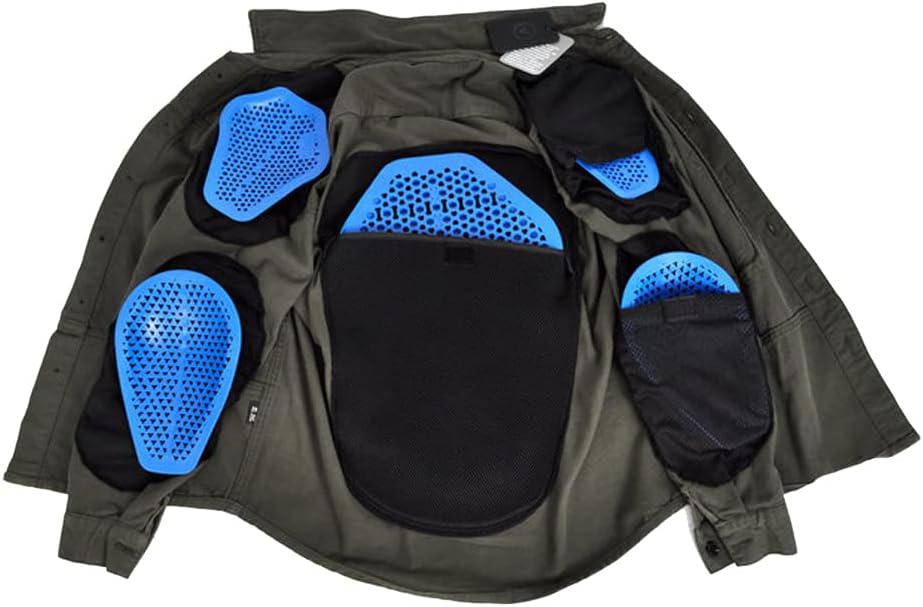 CE Armor Silicone Gel Pads Back,Shoulder,Elbows Protector Pads Insert for Motorcycle Jackets Protective Gear 5PCS : Automotive