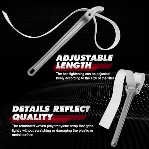 Lasnten 16 Inch Oil Filter Strap Wrench for Plumbing Adjustable Pipe Wrench by Lasnten - Used condition - Image 6
