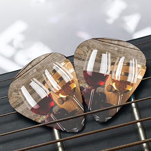 Verres à vin rouge et raisins avec médiators de guitare en bois Ensemble de 12 pièces pour guitare acoustique, guitare… - Les Beatles, Paul McCartney, John Lennon, RIngo Starr, George Harrison Verres à vin rouge et raisins avec médiators de guitare en bois Ensemble de 12 pièces pour guitare acoustique, guitare… – Image 8