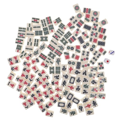Mahjong portable Abaodam : kit mini de jeu compact pour dormitory et voyage