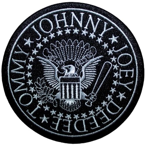 Ramones Presidential Seal Noir Woven Patch Size One Size