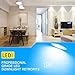 Kok 5/6 inch LED Can Lights, LED Recessed Lights, Dimmable Retrofit LED Recessed Lighting Fixture, LED Downlight, 15W, 5000K Daylight White, Energy Star & ETL (6 Pack)