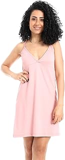 KADY Womens Pastel Pink Short Luxe Comfort Sleepshirt Pastel Pink Short Luxe Comfort Sleepshirt