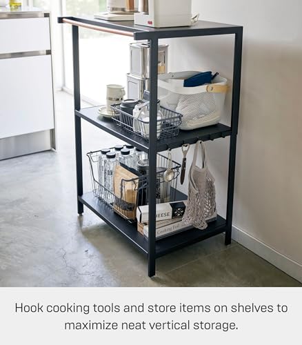 YAMAZAKI Tower 3Tiered Storage Rack solution gain de place etagere