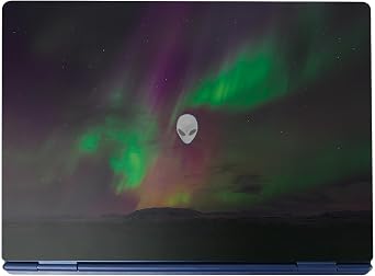 Laptop Skin Compatible with Alienware 16/16X Aurora 2025 - Aurora Borealis - Premium 3M Vinyl Protective Wrap Decal Cover - Easy to Apply | Crafted in The USA by MightySkins