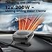 Car Heater,200W 12V Portable Car Heater that Plugs into Cigarette Lighter,360° Rotatable 2-in-1 Fast Heating & Cooling Modes