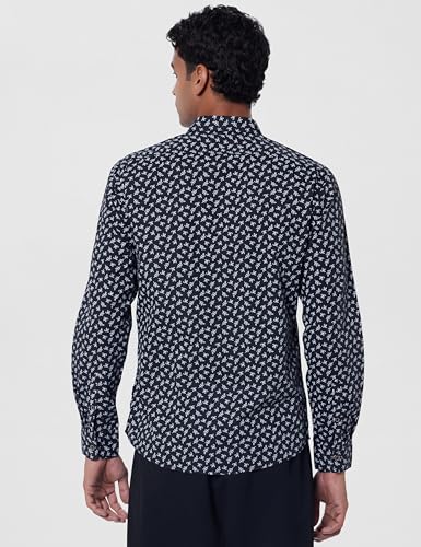Image of Pepe Jeans Men's Casual Shirt | Trendy Printed Shirt for Men| Regular Fit | Full Sleeve | Available in Plus Size, Cotton